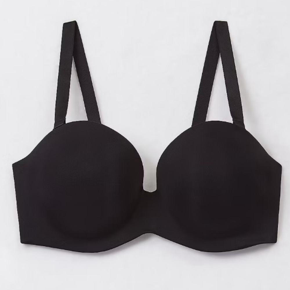 Ambrielle 34C Black Strapless Bra